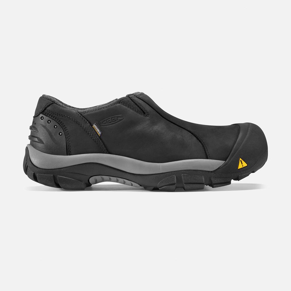 Pantofi Keen Romania Barbati Negrii Brixen Waterproof Josi 2758-BUQTF